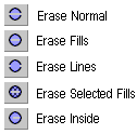 Erase modes