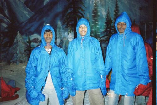 Im with my friends center one is me