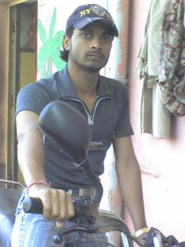 With my bike