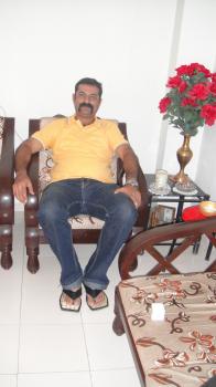 Relaxing at friends.