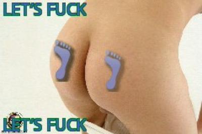 My ass ur foot print