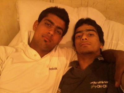 With my boyfriend