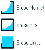 Example of Eraser tool